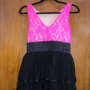 Roberta Lace and Tulle Cocktail Dress